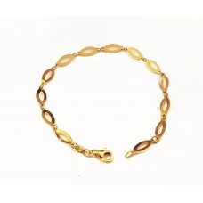 14Κ Gold Leafy Bracelet