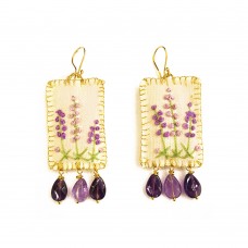 Lilac Garden Earrings 
